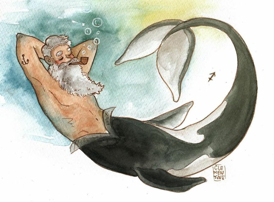 I Left My Job To Be A Full-Time Illustrator A Few Months Ago, Here Are 21 Cute Moments I Created With Watercolor And Ink