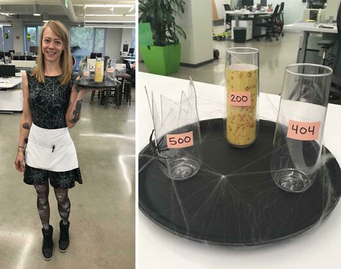 My “Web Server” Halloween Costume— 404 Champagne Not Found!