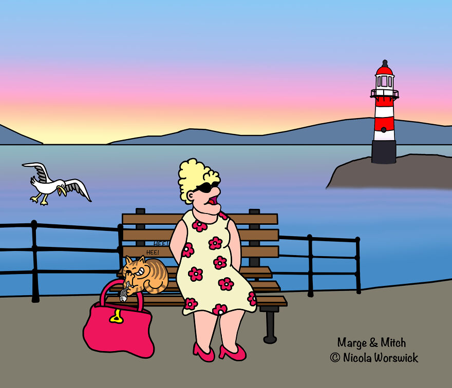 Marge And Mitch Funny Single Panel Comics