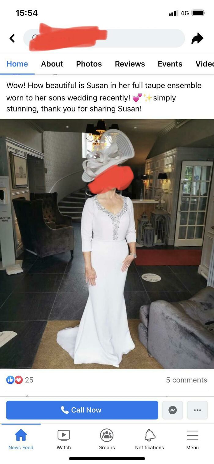 Mil In A Lovely “Taupe” Dress