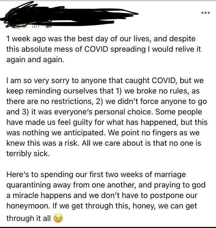 Person I Went To High School With Held The Super-Spreader Event Of The Year And This Is Her Apology Post