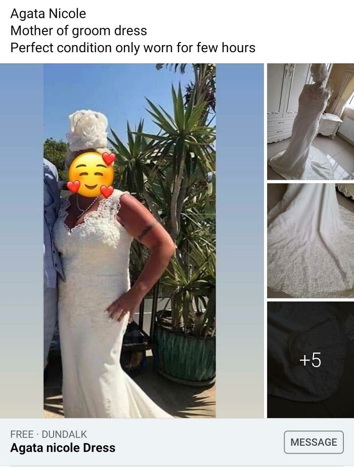 Found One In The Wild, Lads. Worn. That Poor Bride...