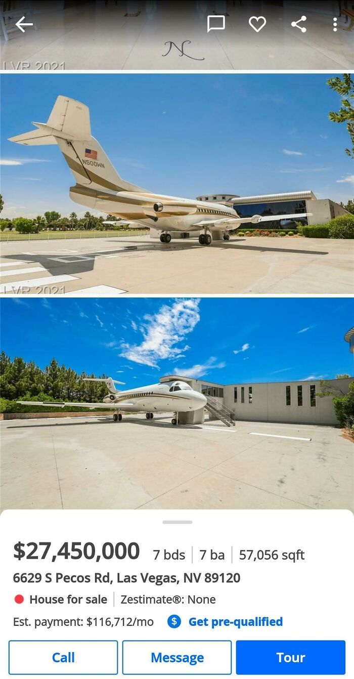 Having A Jet At Your House For Decoration Only