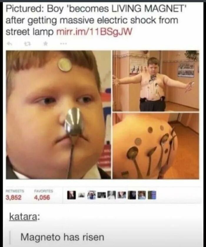 Magneto Boy, The Living Magnet