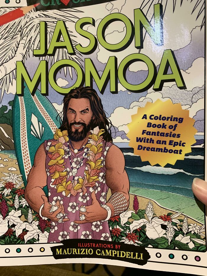 Libro para colorear de Jason Momoa #yporquéno