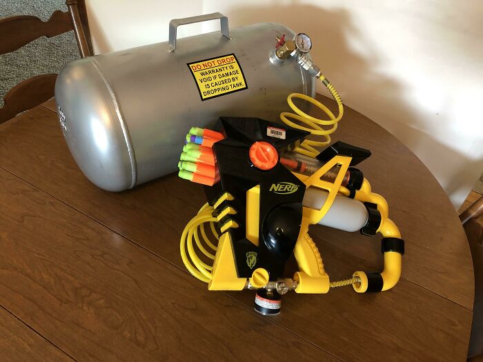 Got Tired Of Losing Nerf Wars…