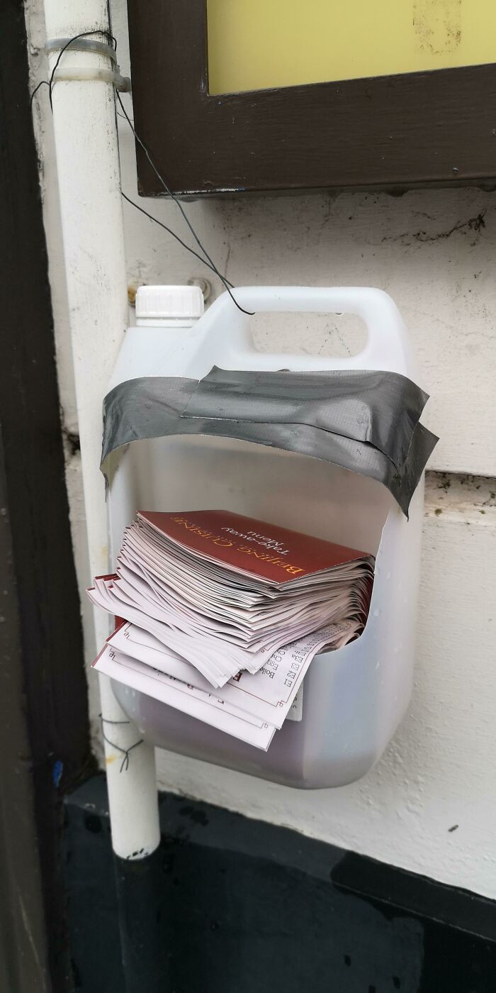 A Menu Holder Out The Front Of My Local Indian Restaurant