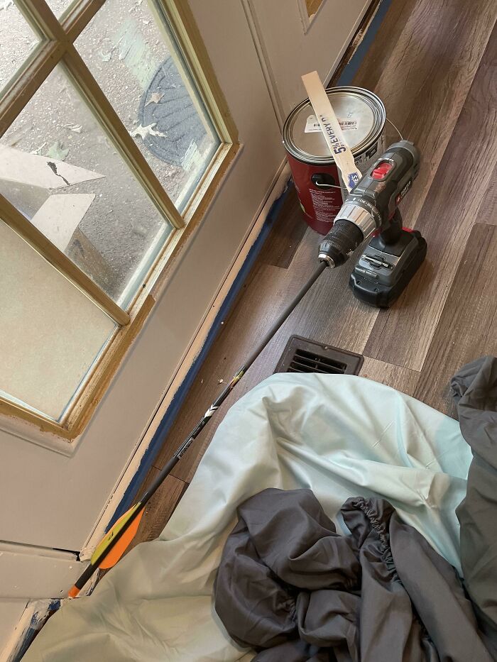 How My Husband Stirs Paint!