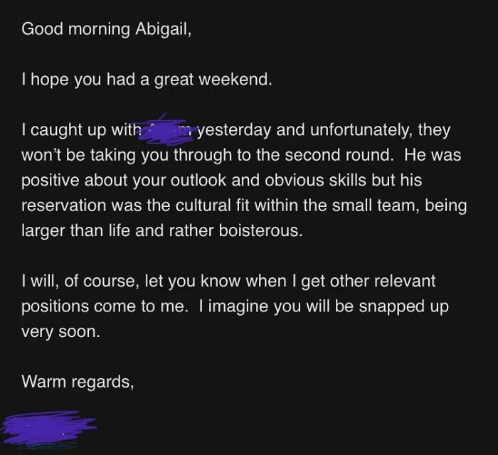 Disclosed My Adhd In An Interview, This Is The Feedback I Got Back...