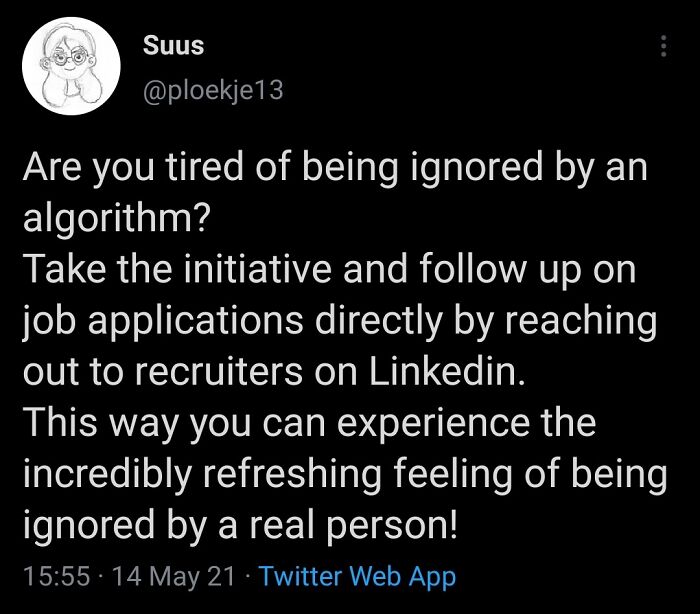 At This Point I Would Be Happy Just To Receive A Rejection...