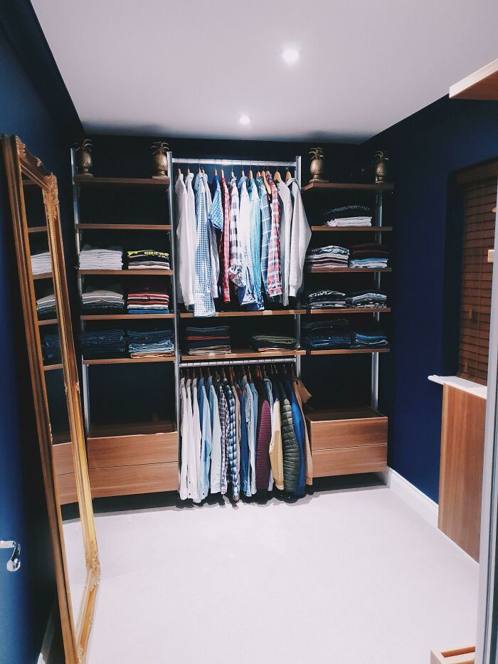 After Being Quoted £4k I Decided To Try My Hand At A Bit Of DIY. I Love My Man Dressing Room