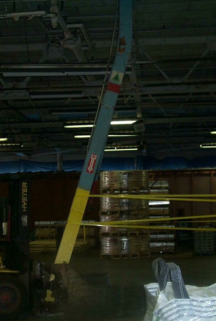 I See Your Leaning Beam, And Offer This From A Job I Worked Many, Many Years Ago