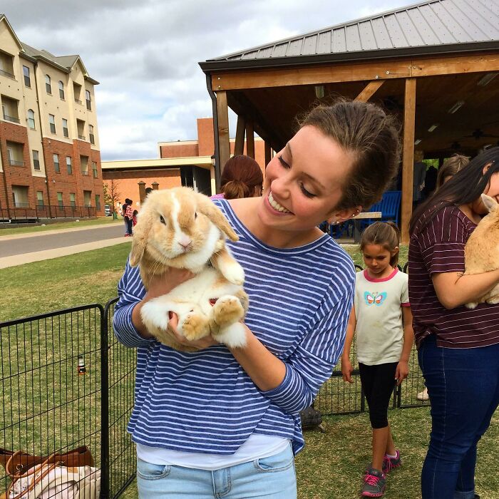Girlfriend Met A Grumpy Bunny Today