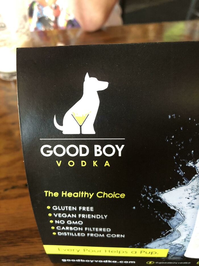 Our Vodka Tastes Like Dog Piss!