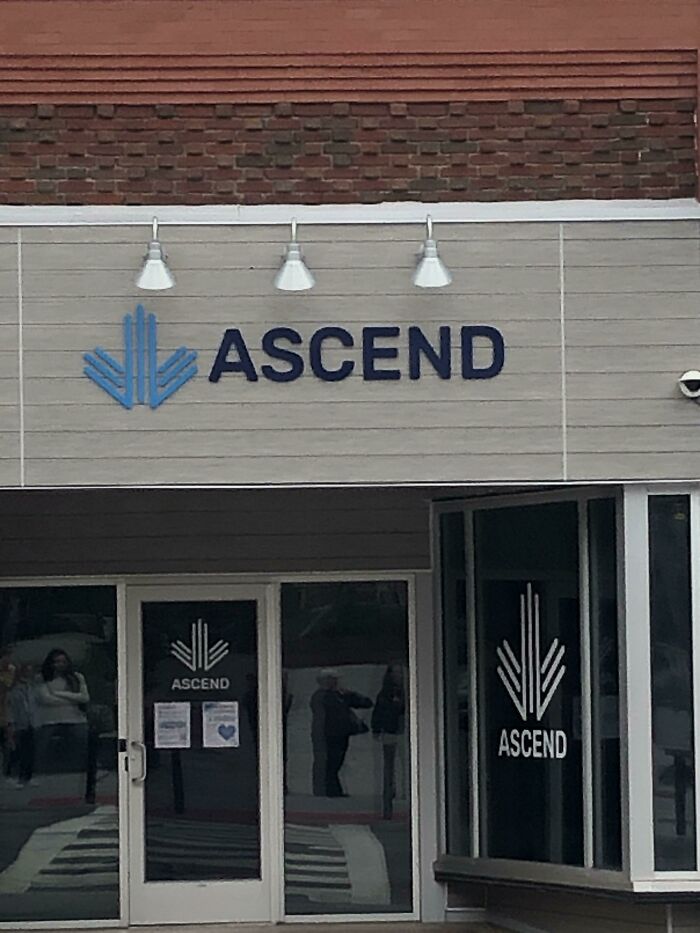 Looks Like A Down Arrow