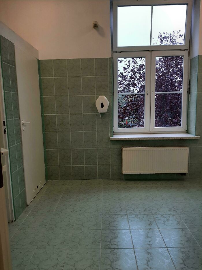 There Is Only 1 Toilet Paper Dispenser At My School Bathroom And Every Time You Have To Take A Dump, You Must Calculate The Amount Of Paper You Will Use. And If You Don't Calculate Correctly, Well...