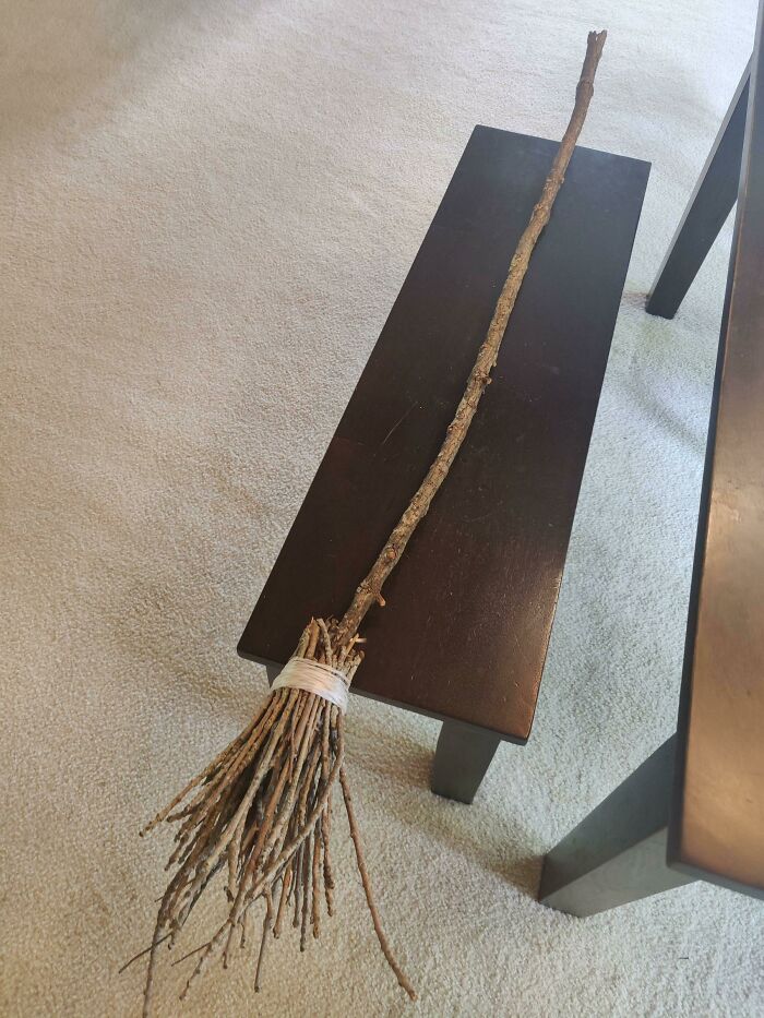 My Wife Saw A $30 One At The Store. I Spent 10 Min Picking Up Sticks