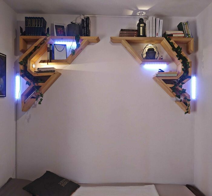 I Was Lacking Some Shelves So I Designed A Pair