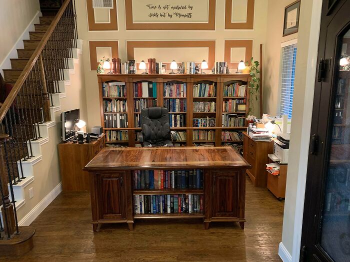 Black Walnut And Bolivian Rosewood Desk