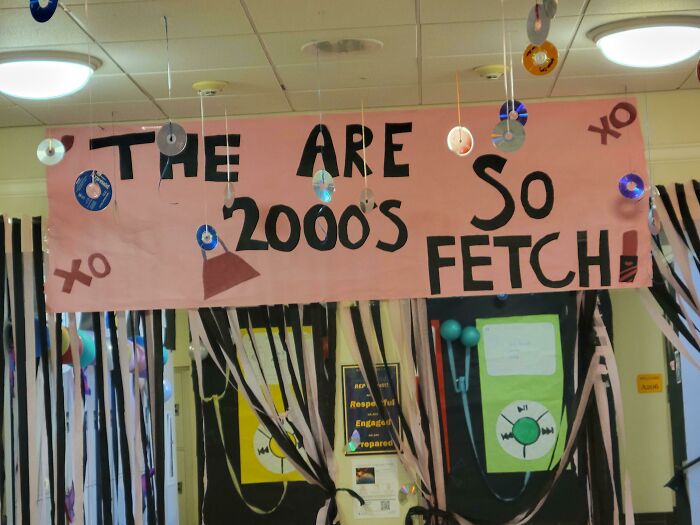 My School's Homecoming Week Sign