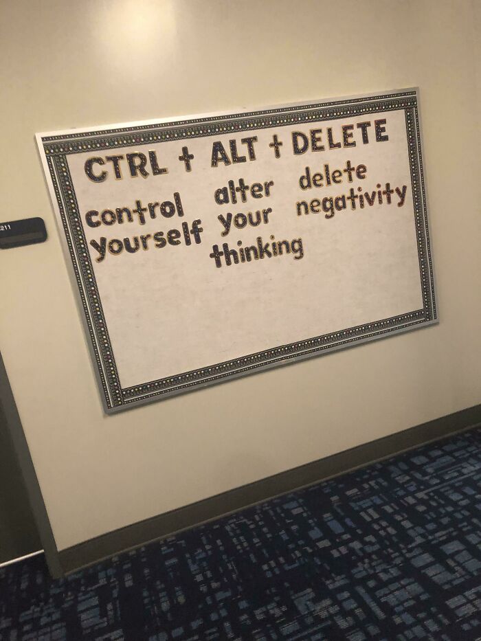 Control Alter Delete Yourself Your Negativity Thinking