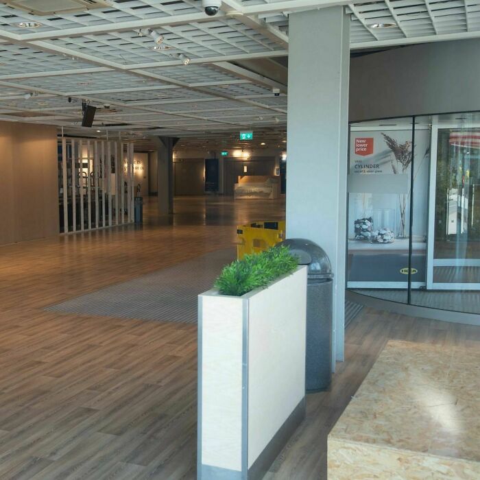 An IKEA That's Been Cleared Of Furniture