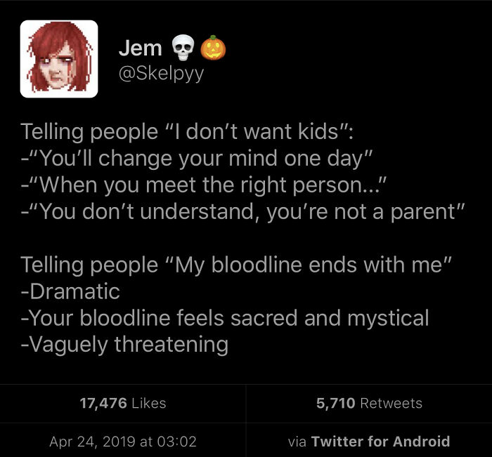 My Bloodline Ends With Me