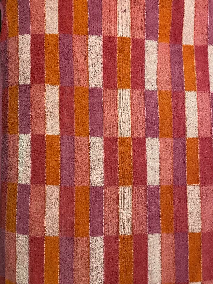 1960s Bath Towel Still In The Family. According To My Mother, She Bought It At Zody’s In Southern California Between 1967 And 1969. I Use It Regularly 50+ Years Later