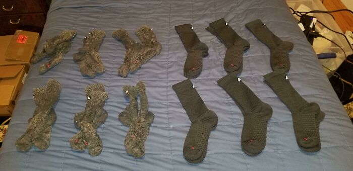 Nunca uso otros calcetines que no sean de lana de Merino. De uso diario desde 2019