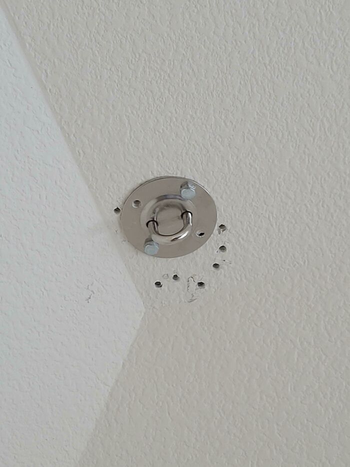 My Wife Seriously Thought I Wouldn't Be Able To Find The Stud. Jokes On Her