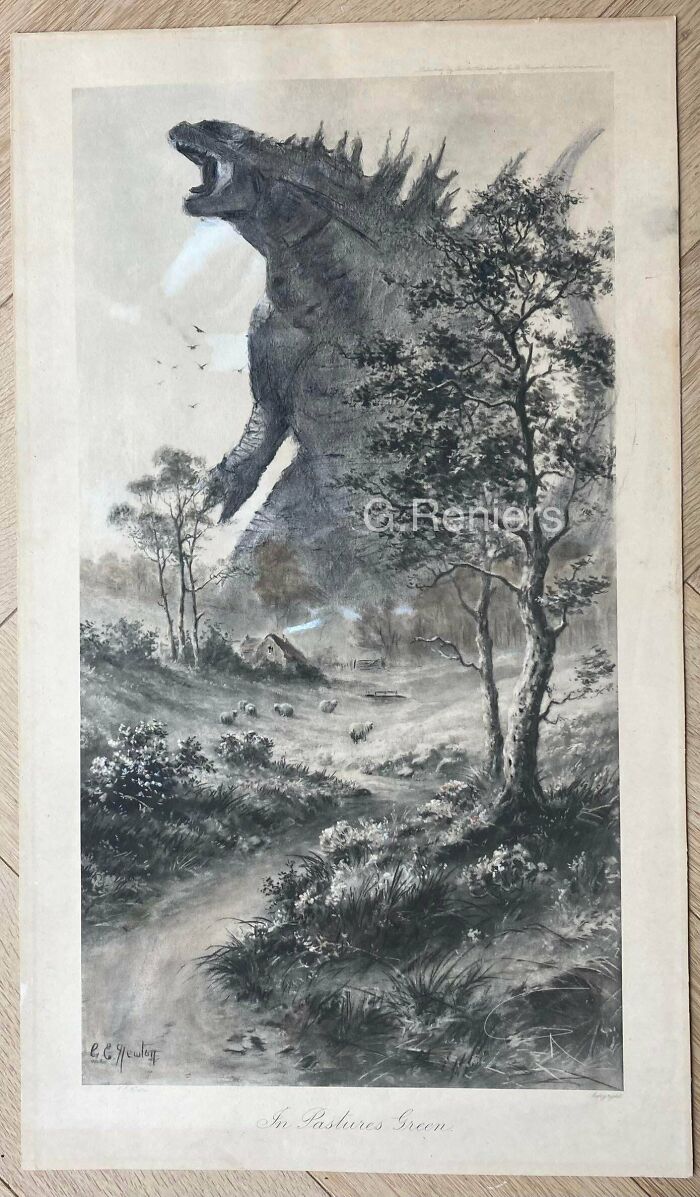 Godzilla Re-Charcoaling On Etch