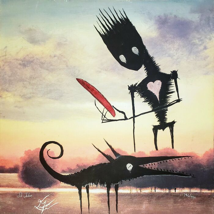 Fetch In The Afternoon Meadow, Pickes It Uo From Goodwill A Couple Days Ago