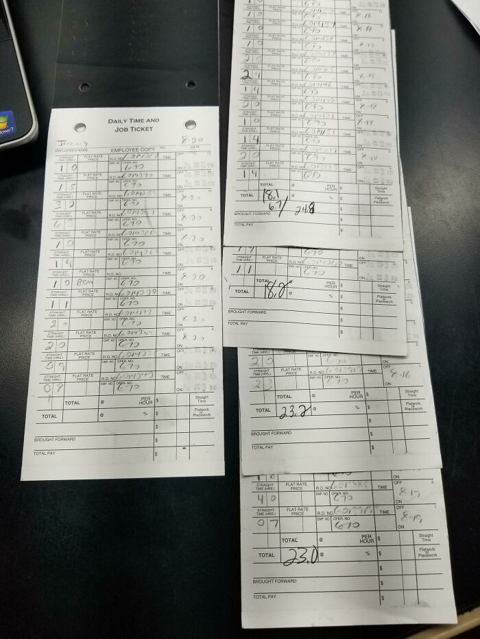 I Was The Only Toyota Tech In The Dealership This Week Due To A Tech Family Emergency, And Another On Vacation. 111 Hrs Booked In A 40 Hr Week. I'm Exhausted