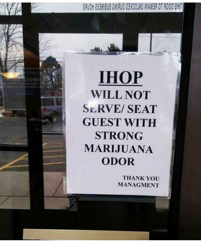 How Bad Was It That They Needed This Sign