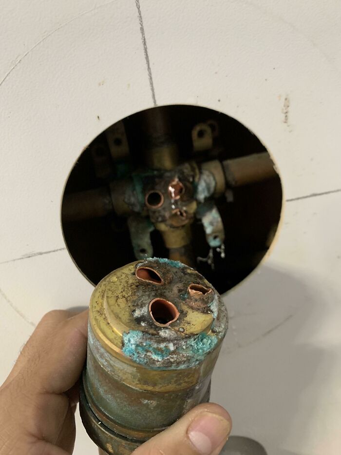 My Shower Was Leaking So I Tried To See If I Could Fix It. I Broke It Instead