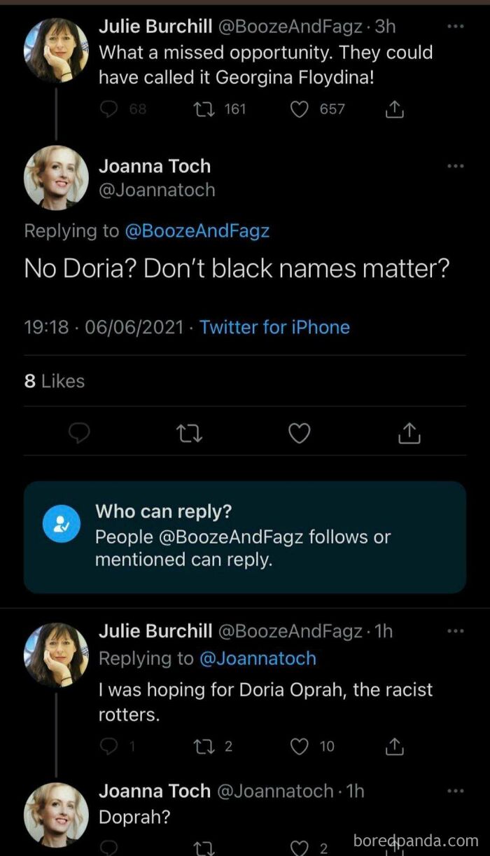 British Journalist, Julie Burchill Is Fired After Tweeting "They Could Have Called It Georgina Floydina!" Regarding The Naming Of Prince Harry & Meghan’s Daughter