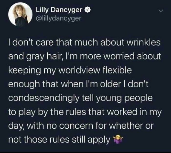 Because We Know The Rules Didn’t Work For Us