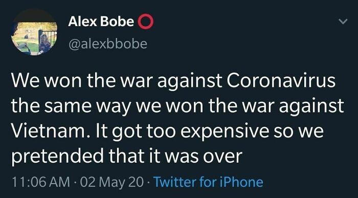 Mission Accomplished - Covid-19 Edition