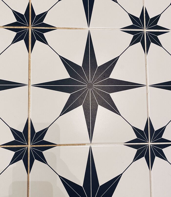 Revitalizing Gross Grout. I’m Using A Bleach Pen And A Grout Cleaning Brush, And This Flooring Starting To Look As Good As New! Left Untreated, Right Treated