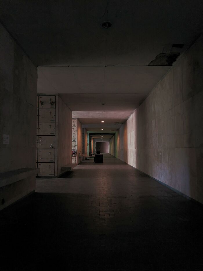 Empty Cementery In Buenos Aires