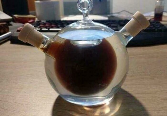 A Bottle Of Rum In A Bottle Of Vodka