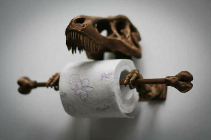 T-Rex Toilet Paper Holder