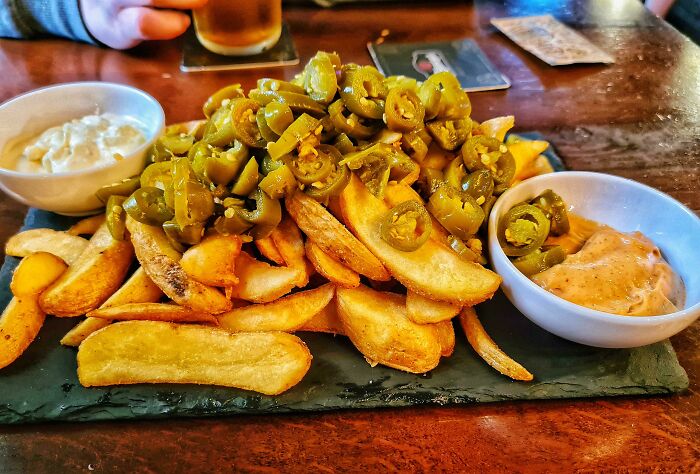 I Asked For Extra Extra Jalapeños On These Potatoes