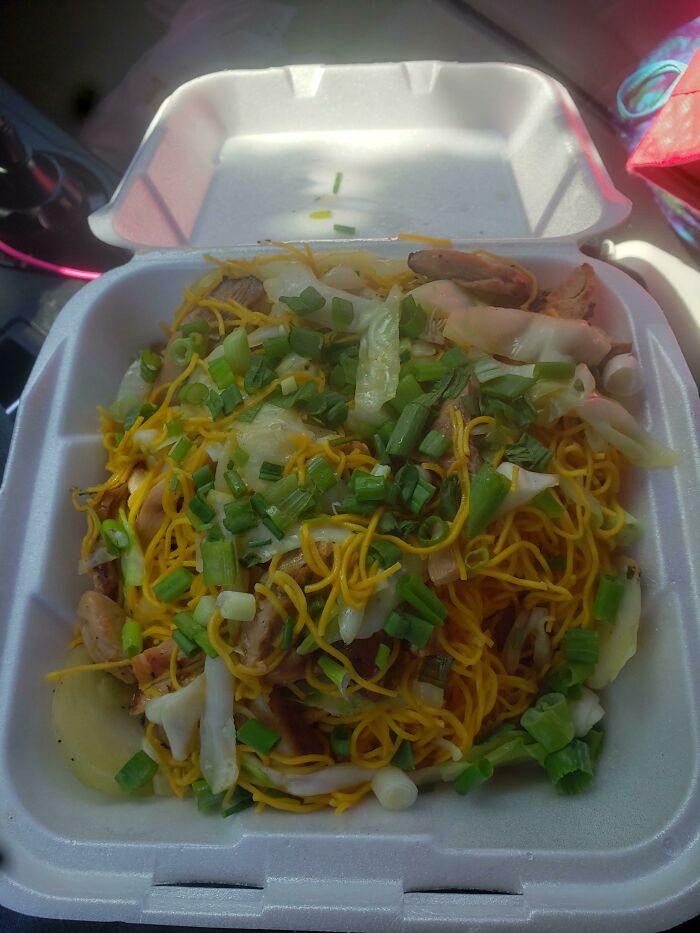 Asked For Extra Green Onions On My Noodles. Wasn't Disappointed