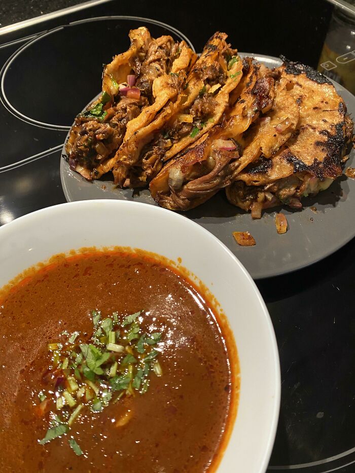 Since Quesabirria Tacos Does Not Exist Where I Am From, I Had To Do It Myself. 100% Worth It