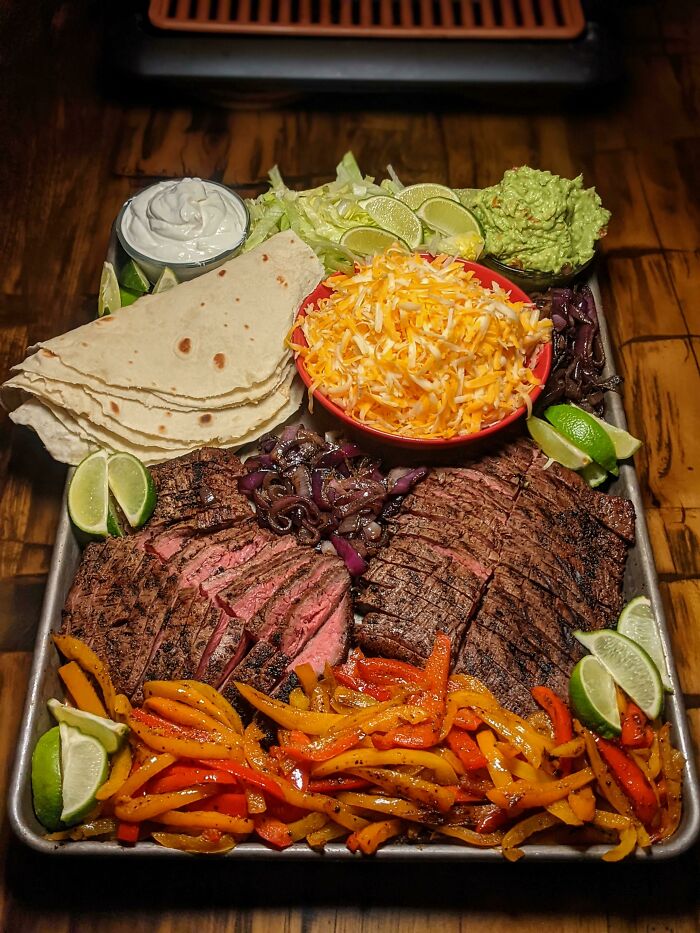 Homemade Steak Fajitas