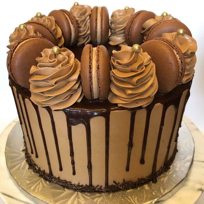 Girlfriend Made Mocha Chocolate Cake!