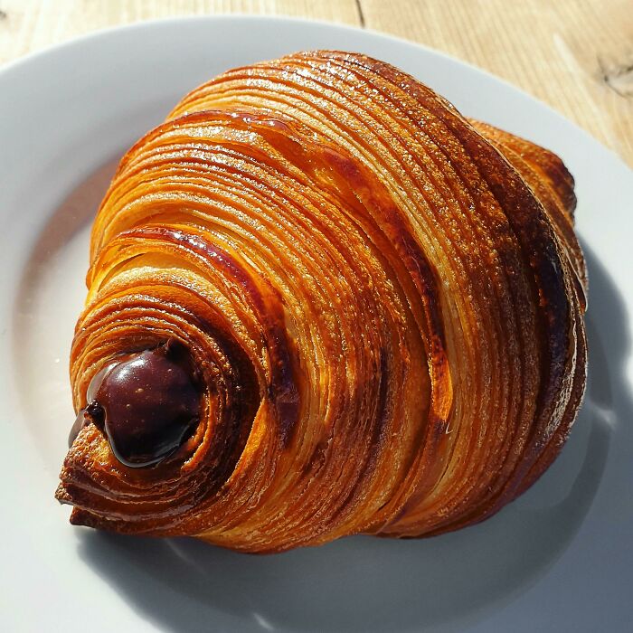 Homemade Chocolate Croissant