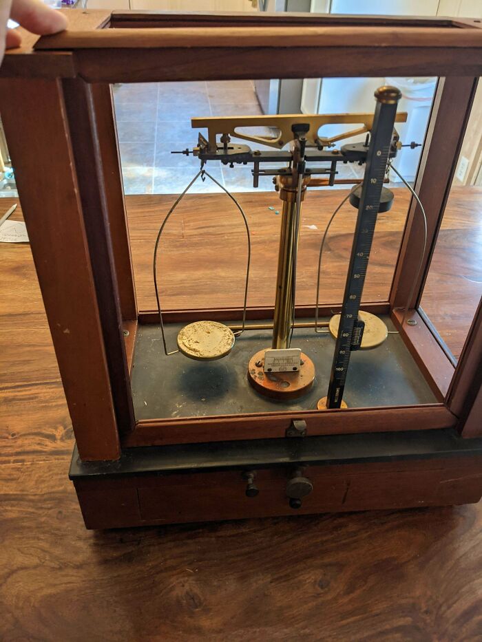 Antique Apothecary Scales Thrown Out By Neighbors