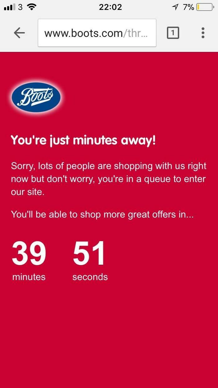 Oh You’d Rather Make Your Customers Wait Rather Than Invest In Better Servers? Definitely A Surefire Way To Win Me As A Repeat Customer